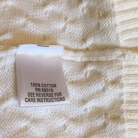 NWT White sweater with a basket weave design in size 3 XL any STUDIO WORKS - Picture 12 of 13